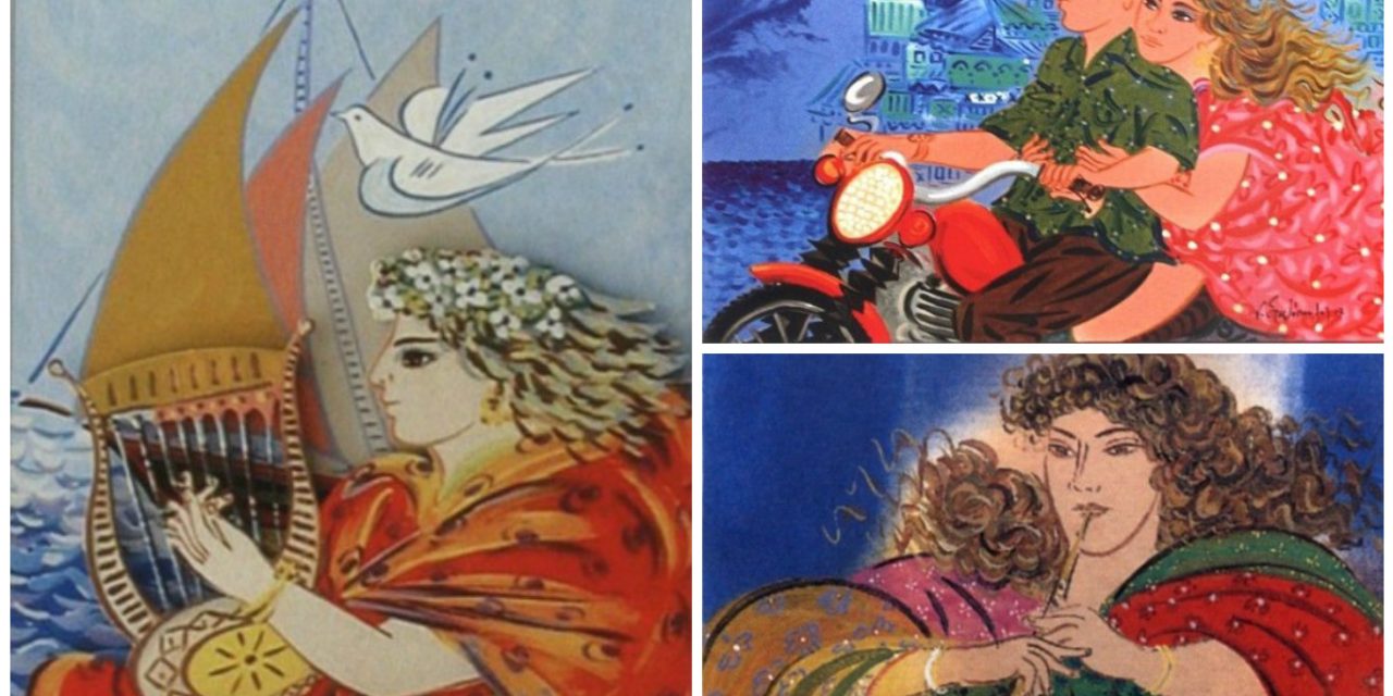 Peintres grecs: Giorgos Stathopoulos, la femme idéale et solitaire