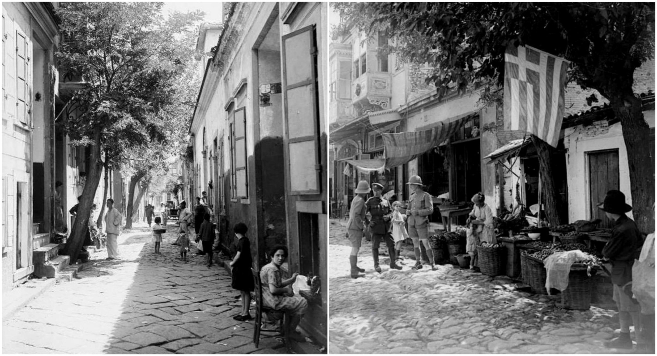 collage sokaki quartier grec