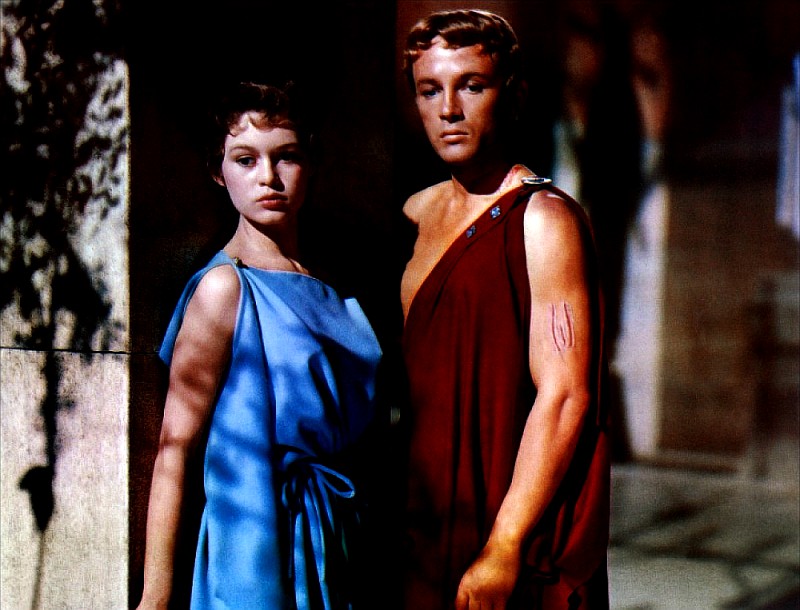 Brigitte Bardot and Jacques Sernas in Helen of Troy 1956