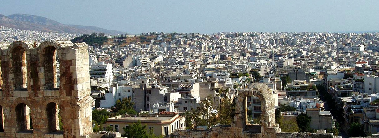 Vue d' Athènes. Source: Athens Social Atlas Athens SourceathensSocialAtlas