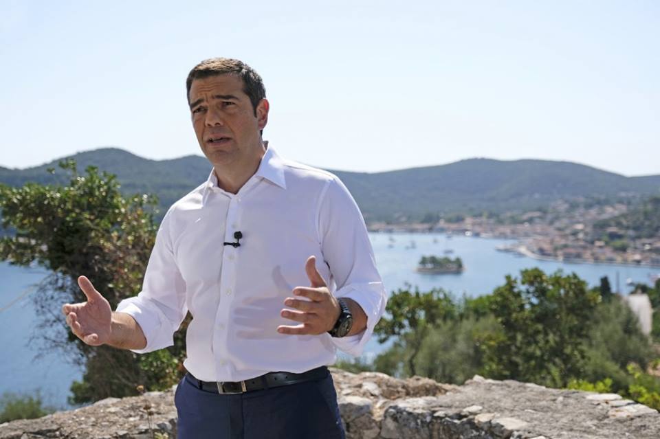 Message télévisé du Premier ministre, Alexis Tsipras depuis l’île d’Ithaque