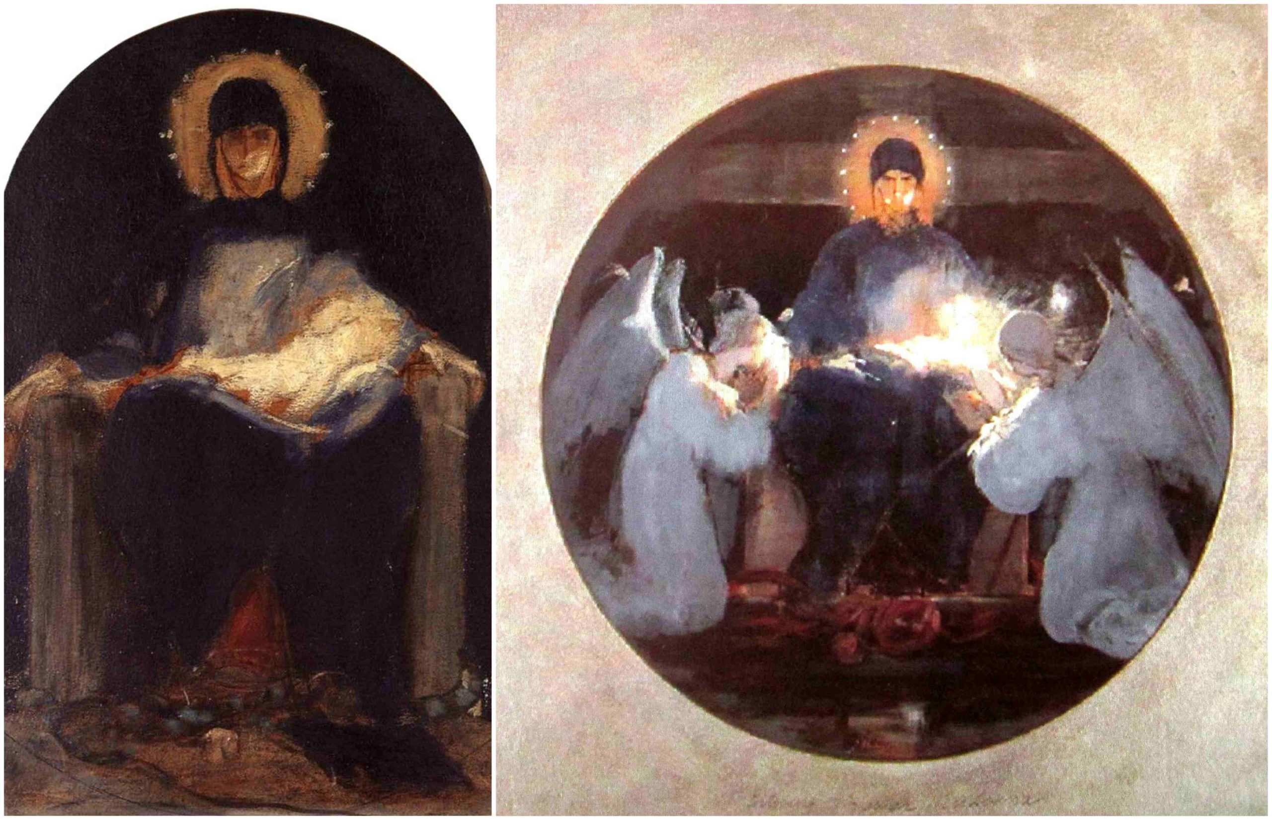 Collage Gyzis vierge et adoration