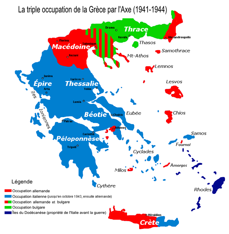 Occupation de la grece 1941 1944 fr 1