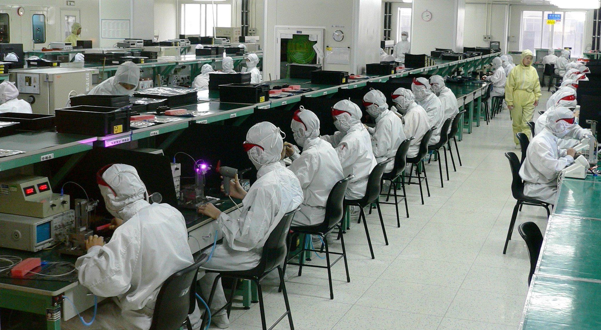 Electronics factory in Shenzhen