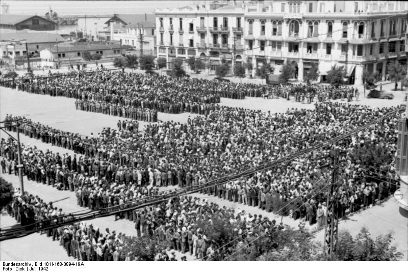 Bundesarchiv Bild 101I 168 0894 19A Griechenland Saloniki Erfassung von Juden