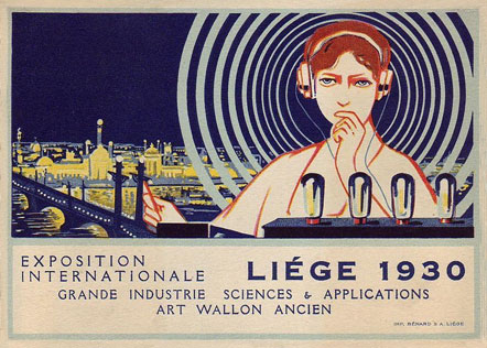 Annonce du Salon de la Radio de Bruxelles de 1939