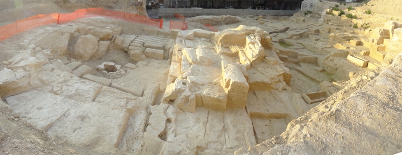 Panorama fouilles site Corderie 