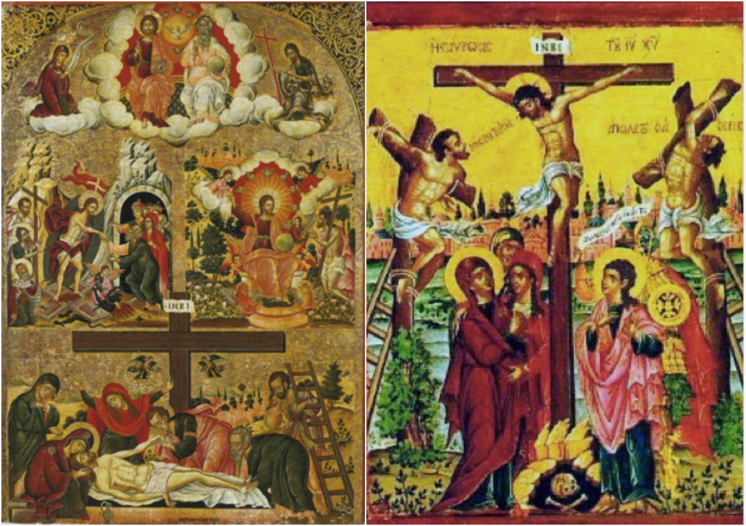 Collage 2 crucifixion