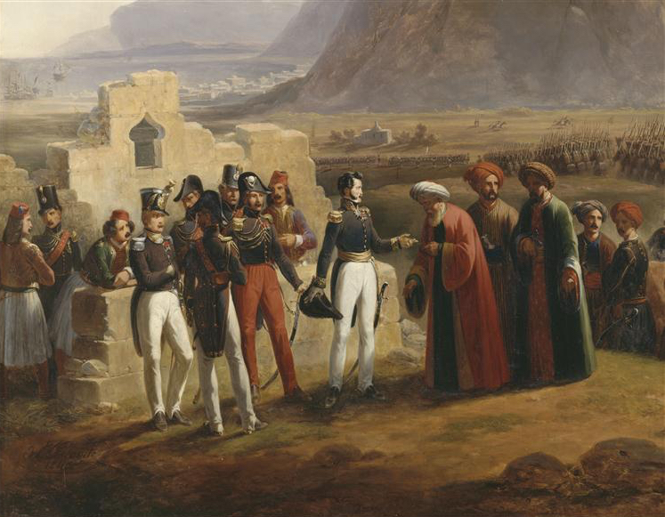 Prise de Patras dans le golfe de Lepante par le general de brigade Schneider le 4 octobre 1828