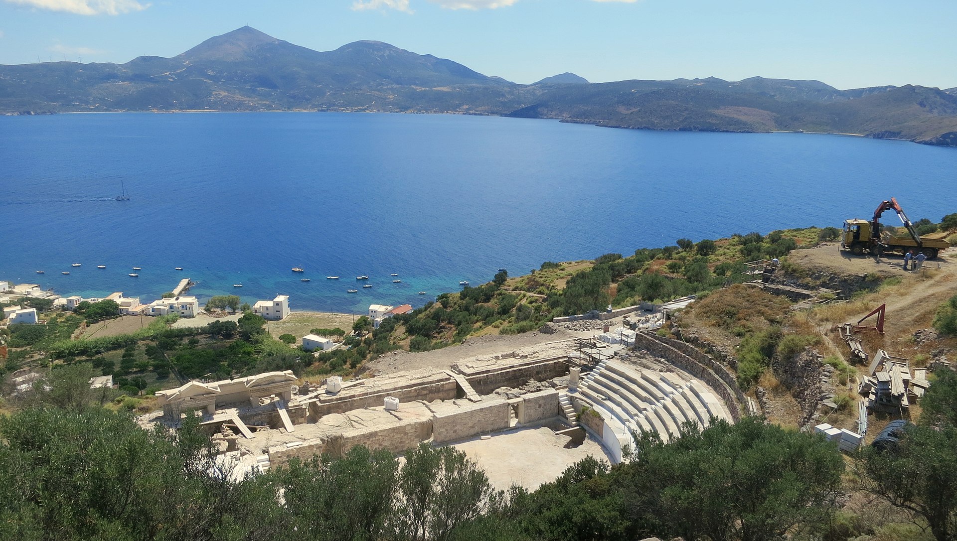 Ancient theatre of Milos Roman times 15M5841