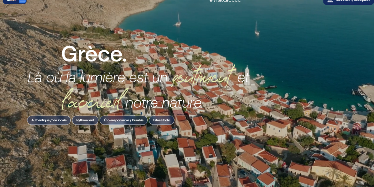 Le nouveau portail officiel du tourisme grec VisitGreece.gr est désormais en ligne !